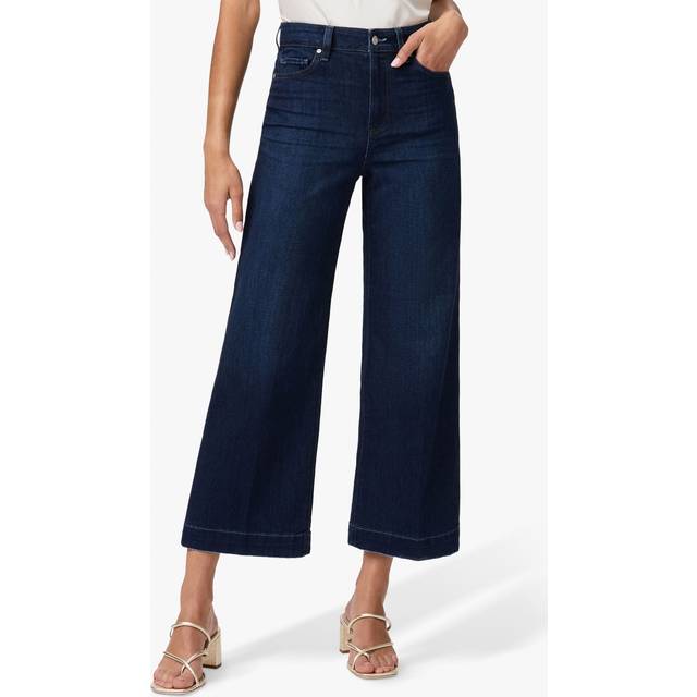 PAIGE Anessa Wide Leg Ankle Jeans, The Disco