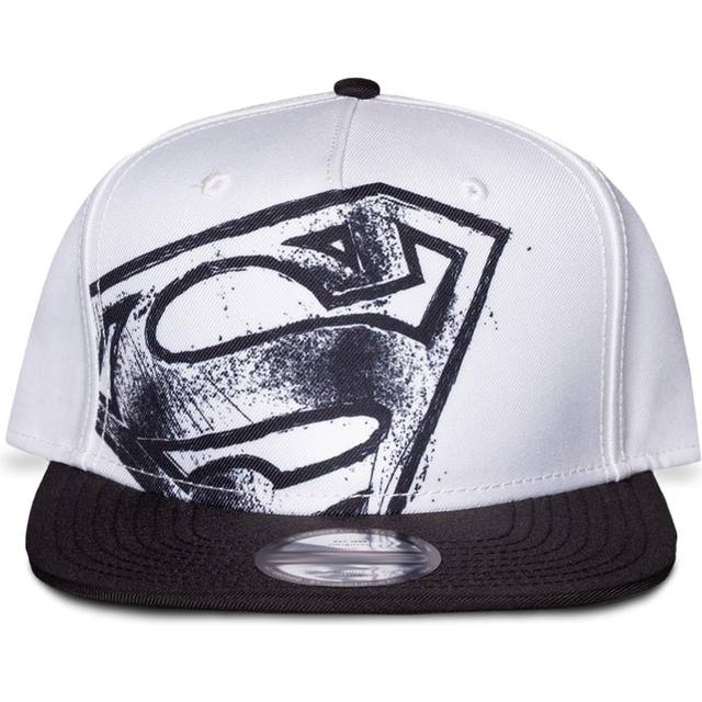 DC COMICS Superman Graffiti Snapback Baseball Cap - SB683834SPM - White