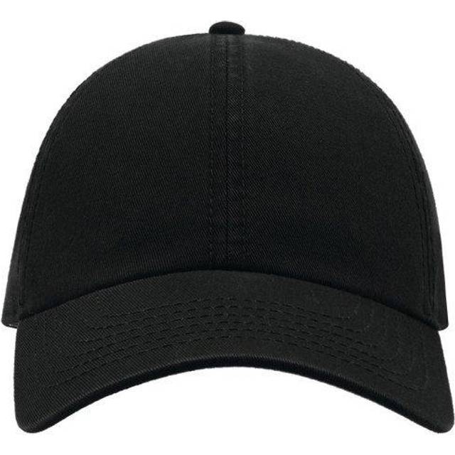 (One Size, Black) Atlantis Action 6 Panel Chino Baseball Cap (Pack of 2)