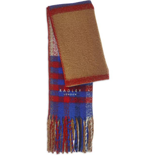 Radley London Women's Fabric Womens Fluffy Check Scarf - Tan