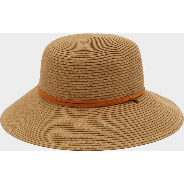 Women's Paper Sun Hat, Beige - One Size