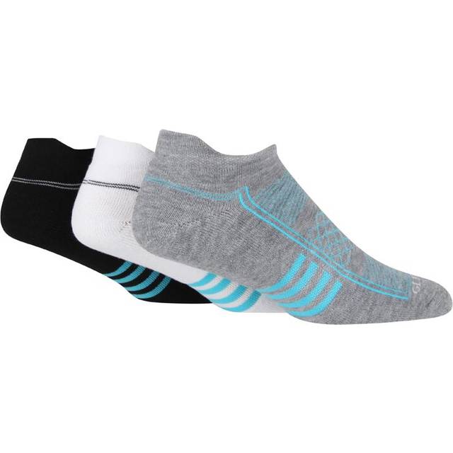 Mens 3 Pair Glenmuir Cushioned Sport Trainer Socks Assorted 7-11