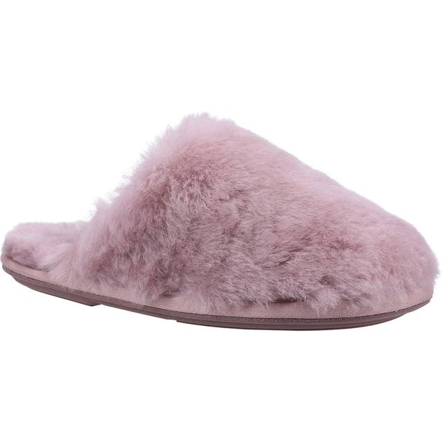 Cotswold Salpertom Womens Sheepskin Mule Slippers | Slip On Shoes  | Dusty Pink  | UK Size 6