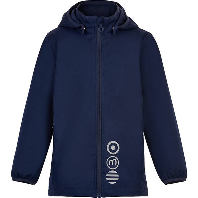 Minymo Kid's Softshell Jacket Solid Softshelljacka Barn Storlek 92 Färg blå