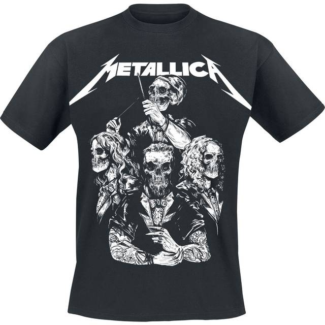 Metallica S&M2 Skull Tux T-Shirt black