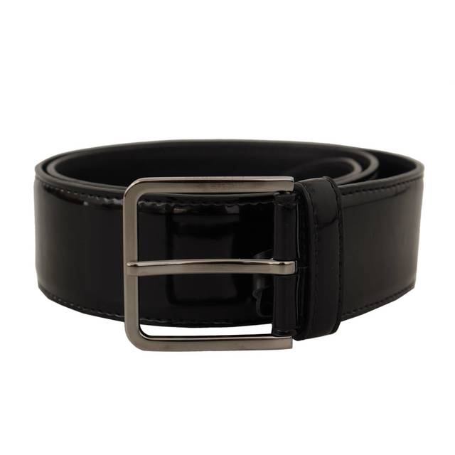 Elegant Black Leather Belt - 70 cm / 28 Inches