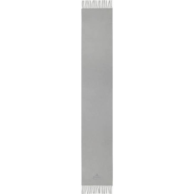 Vivienne Westwood Embroidered Wool Logo Scarf - Grey