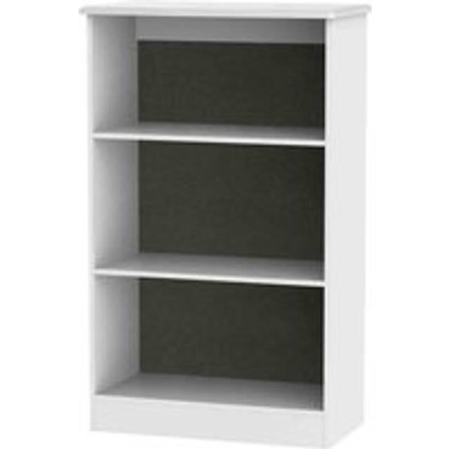 Welcome Furniture Ready Assembled Knightsbridge Bookcase In White Gloss, White