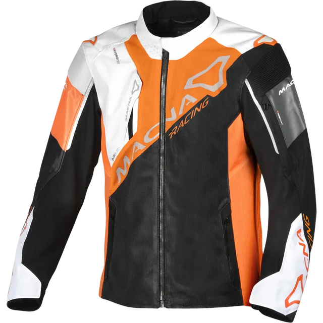 Macna Sigil Endurojacka Svart-Vit-Orange 3XL