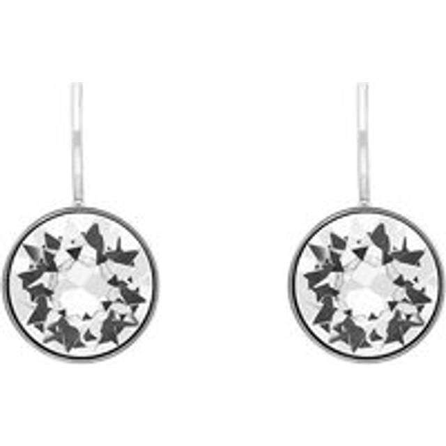 Swarovski Bella Rhodium Plated Mini Pierced Earrings