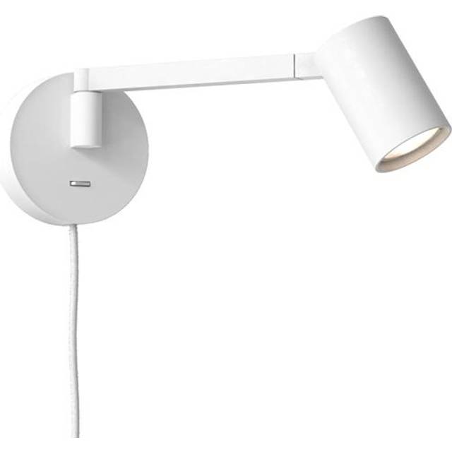 Astro Swing Plug In Sengelampe LED GU10 Mat Hvid Vægarmatur