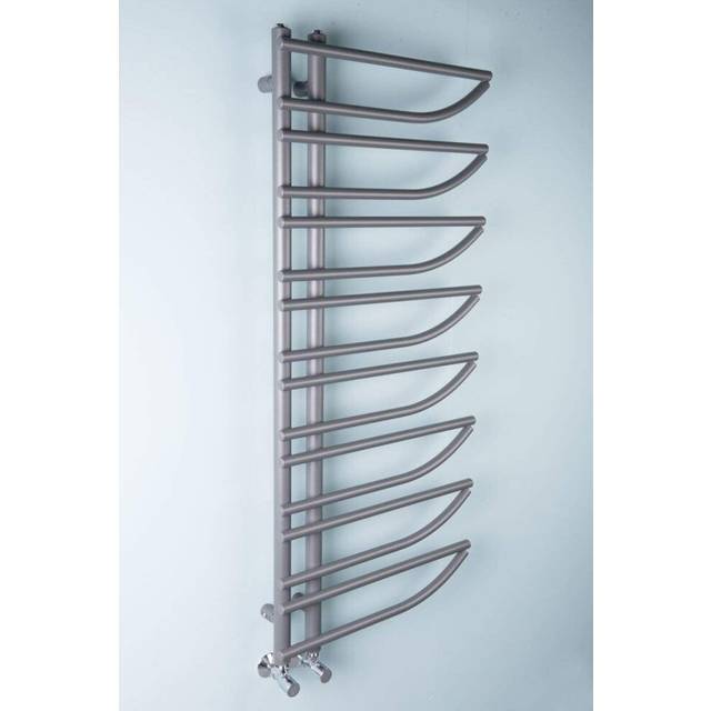 (Sand Grey) WarmeHaus Designer Bathroom Heated Towel Rail Warmer Radiator Central Heating 1250x500mm White