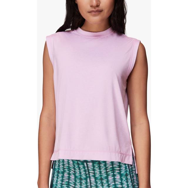 Whistles Womens Pink Boxy-fit Stretch-recycled Polyester Tank Top M - PINK