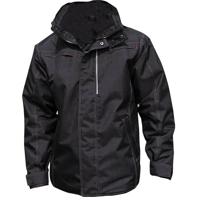 Result mens waterproof denim textured rugged jacket pc2612