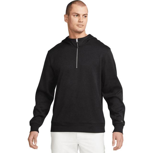 (S, Black/Brushed Silver) Nike Mens Dri-FIT Golf Hoodie
