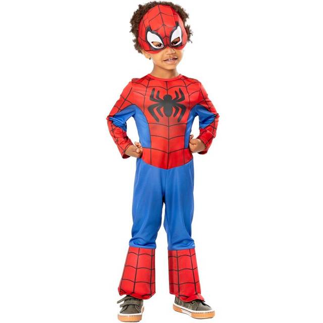 rubie's Rubies Costume Co Klassisk Spidey-förklädnad - storlek 2-3 år