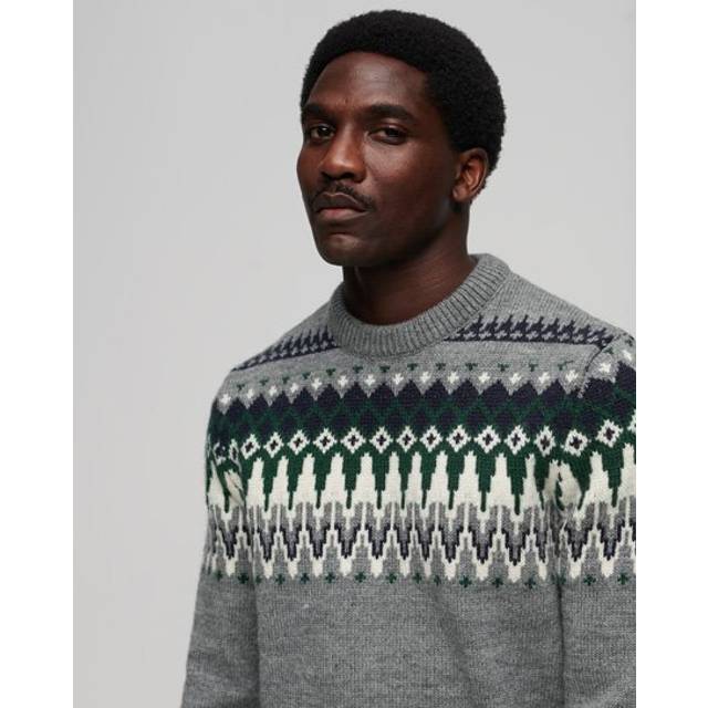 Round neck sweater Superdry - Gris - M
