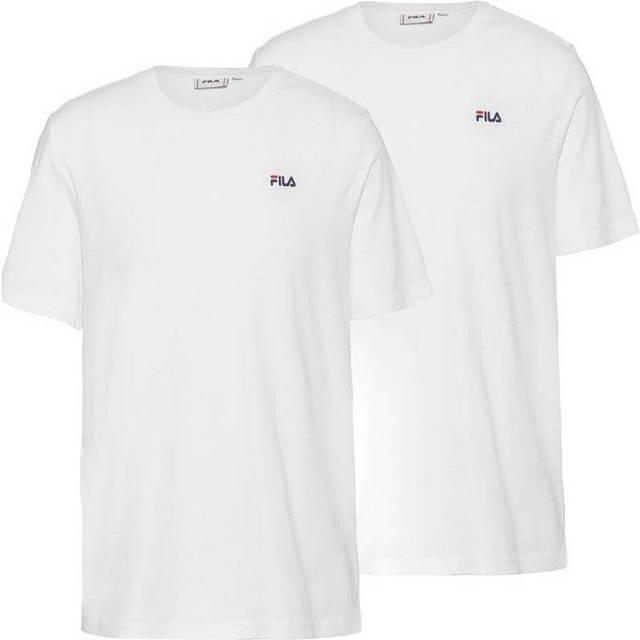 FILA Brod Tee / Double Pack |Vit |XS