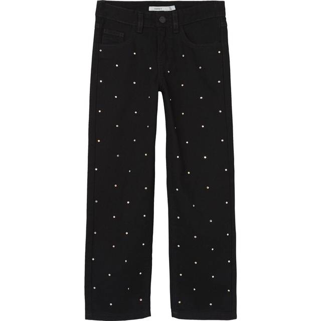 Name it kids - Jeans nkfRose Straight Jeans - Svart