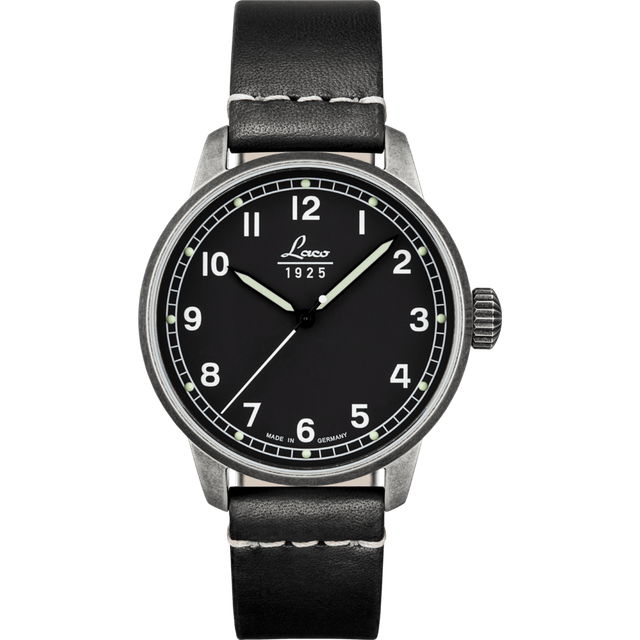 Laco Watch Vintage Laco Used Look - Black