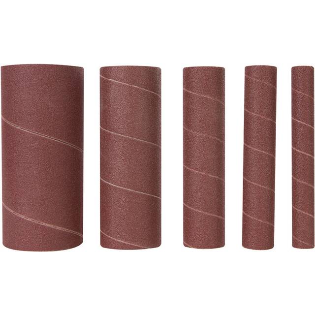 5 Pack 150 Grit Sanding Sleeves 13mm to 51mm Oscillating Spindle & Belt Sanders