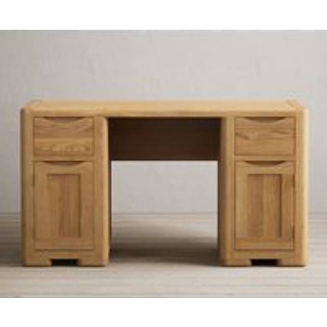 Harper Solid Oak Computer Desk