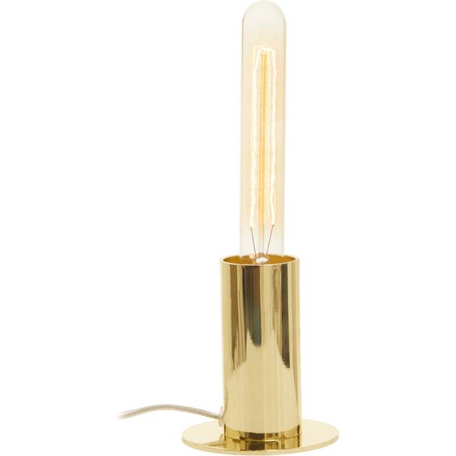 Interiors by Premier Shiny Brass Finish Table Lamp, Easy to Assemble Bedside Table Light, Eco-friendly Lamp for Table Living Room