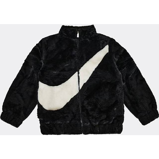 Nike Jacka - Soft &amp; Cozy - Fuskpäls - Svart - Nike - 3 år (98) - Vinterjacka