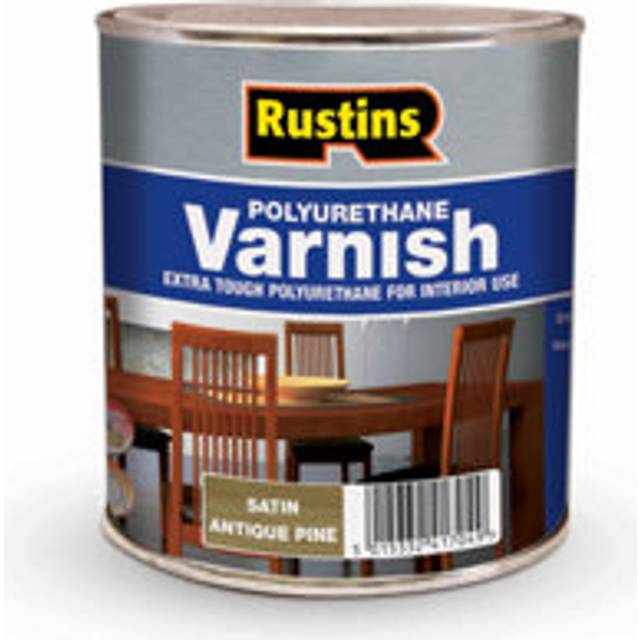 Rustins Polyurethane Varnish Satin - Antique Pine 1ltr