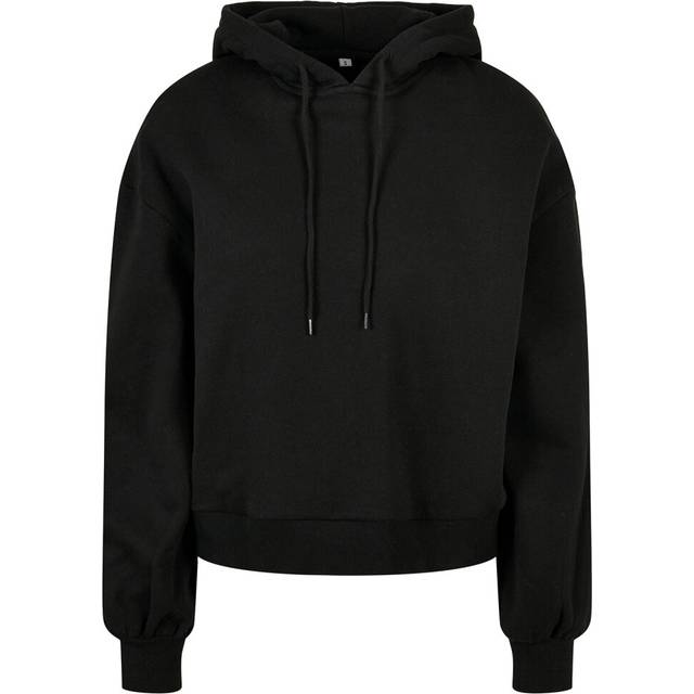 (XXL, Black) Build Your Brand Womens/Ladies Organic Oversized Hoodie