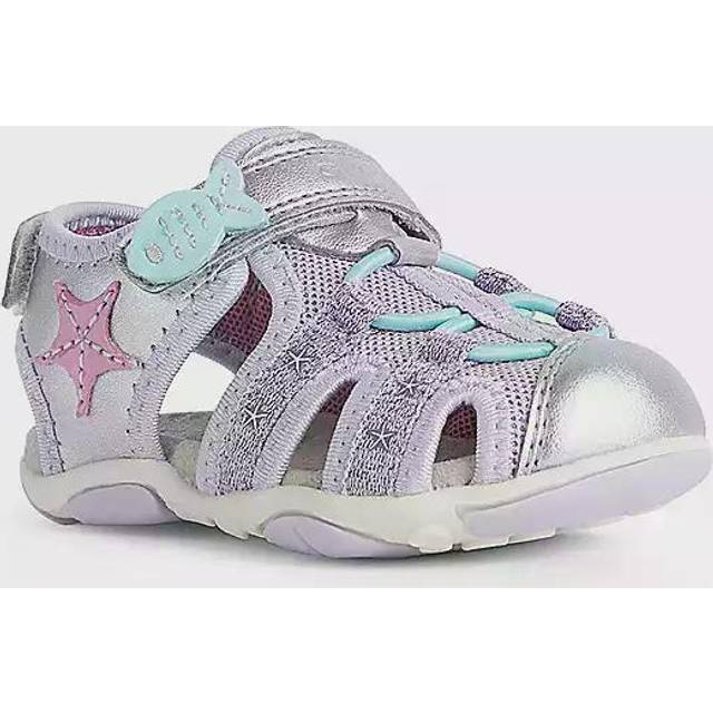 Geox Kids Agasim Sandals - Silver