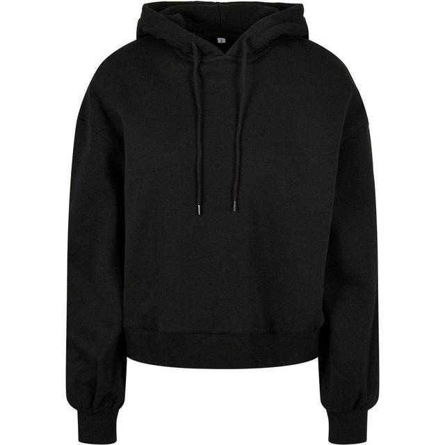 (3XL, Black) Build Your Brand Womens/Ladies Organic Oversized Hoodie