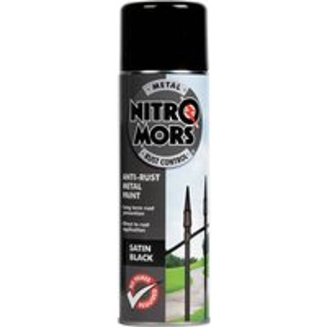 Nitromors Anti-Rust Satin Metal Paint Black 500ml