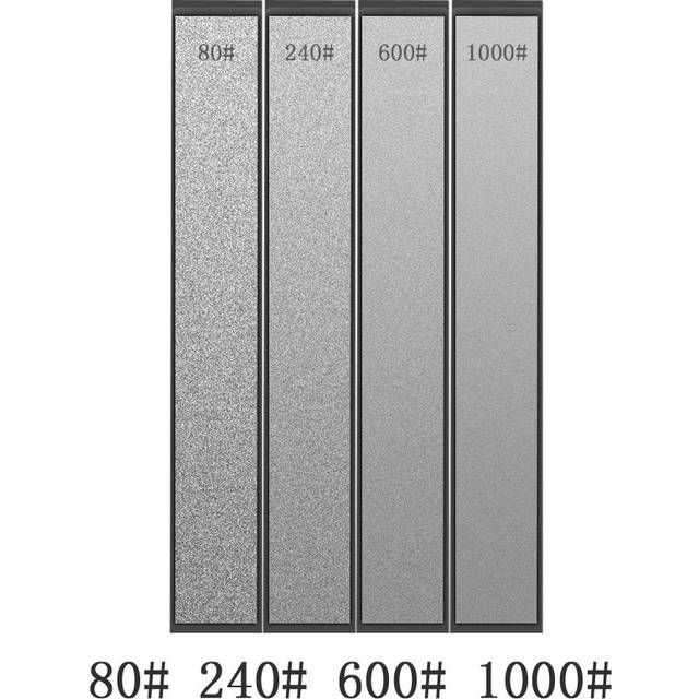 (a-4pcs knife harpener) Diamond sharpening stone 4pcs/set 80-3000 grit Honing knife sharpener sharpening system fixed knife sharpener Correction Stone