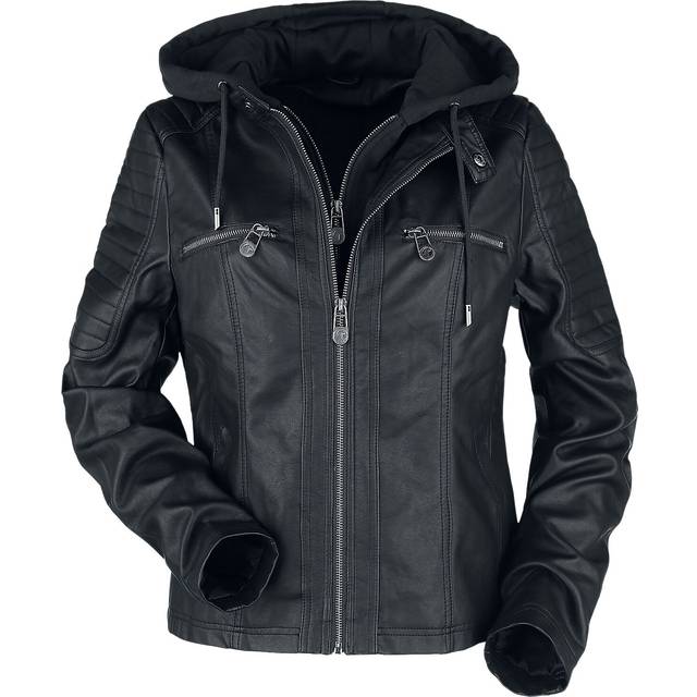 Black Premium by EMP - Rockabilly Konstläderjacka - Road Tripping - XS 4XL - för Dam - svart