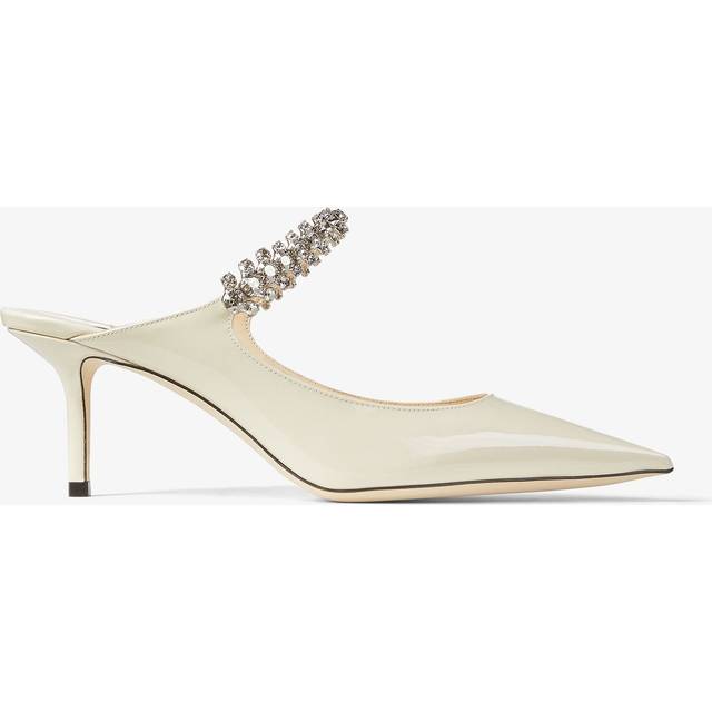 Jimmy Choo Off-White Bing 65 Heels - LINEN - IT 38.5