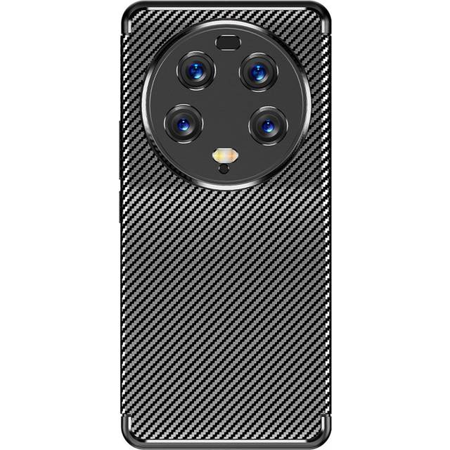 Xiaomi 13 Ultra Carbon Fiber Flexibel Plast Skal - Svart