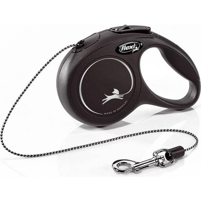 (3m, Black) Flexi New Classic Extra Small Retractable Dog Cord