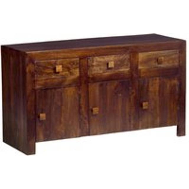 IH Design Dakota Mango Wood Large Sideboard, Brown