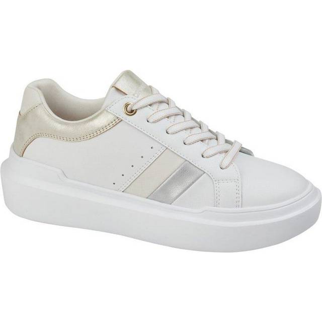 Cipriata kvinnor/damer Rea Lace Up Platform Trainers 8 UK vit