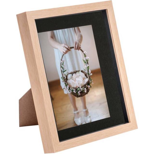 8" x 10" 3D Box Photo Frame with 5" x 7" Mount - Black Mount