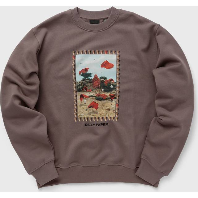 DAILY PAPER RASHAD TAUPE SWEATSHIRT