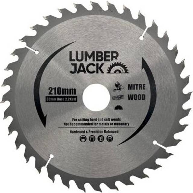 LUMBER JACK TCT Circular Wood Saw Blade 210mm x 30mm x bore x 36T for Bosch Makita Dewalt etc