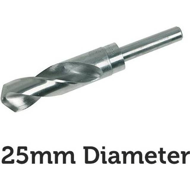 PRO 25mm Blacksmiths Drill Bit 12.5mm Shank Metal Milling Sheet Steel Aluminium