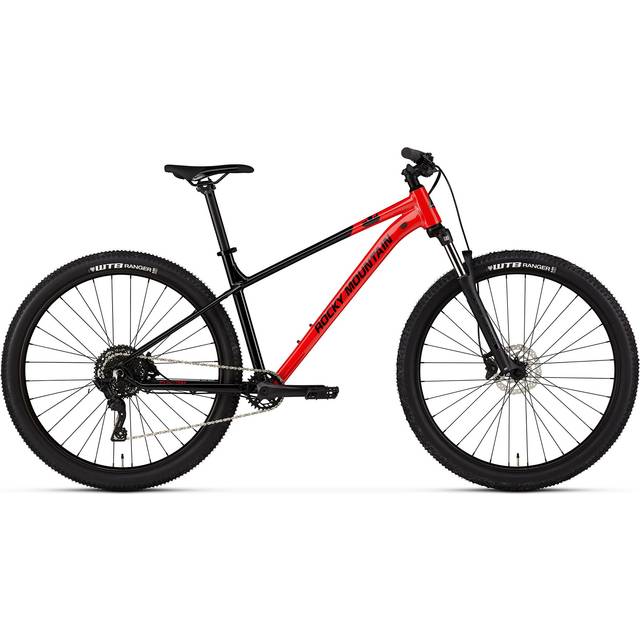 Rocky Mountain Fusion 10 Hardtail Mountain Bike - 2023 - Black Red, Medium - Black/red