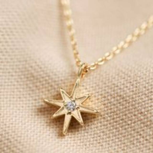 Estella Bartlett North Star Pendant Necklace in Gold - gold - one size