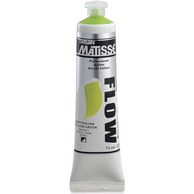Derivan : Matisse Flow : Acrylic Paint : 75ml : Australian Yellow Green