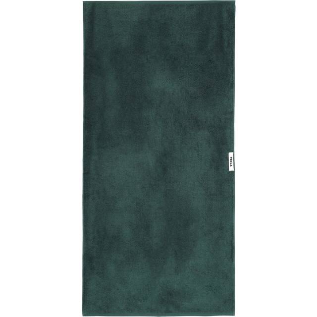Tekla Organic Terry Bath Towel Forest Green