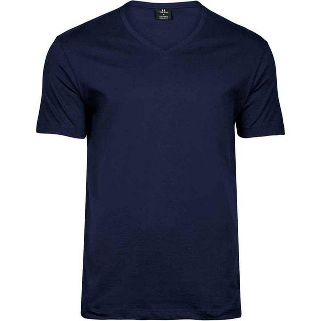 (M, Navy) Tee Jays Mens Sof V Neck T-Shirt