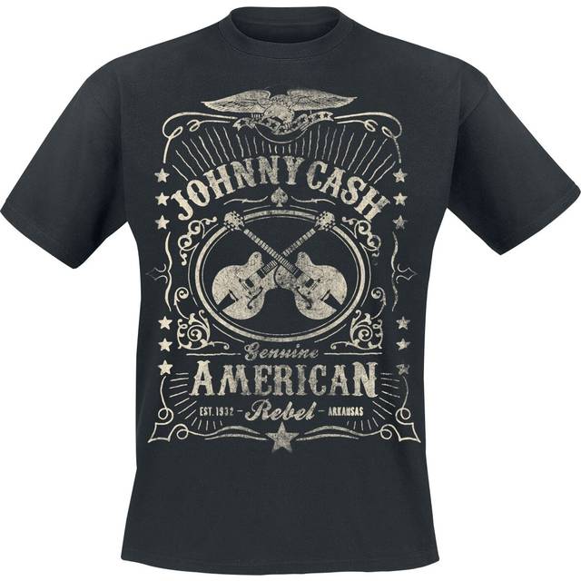 Johnny Cash T-shirt - American Rebel - S 4XL - för Herr - svart